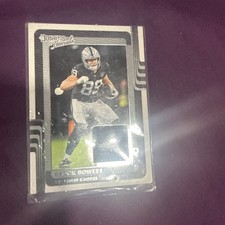 2025 Donruss Brock Bowers Threads Jersey #DTH-BBS Raiders