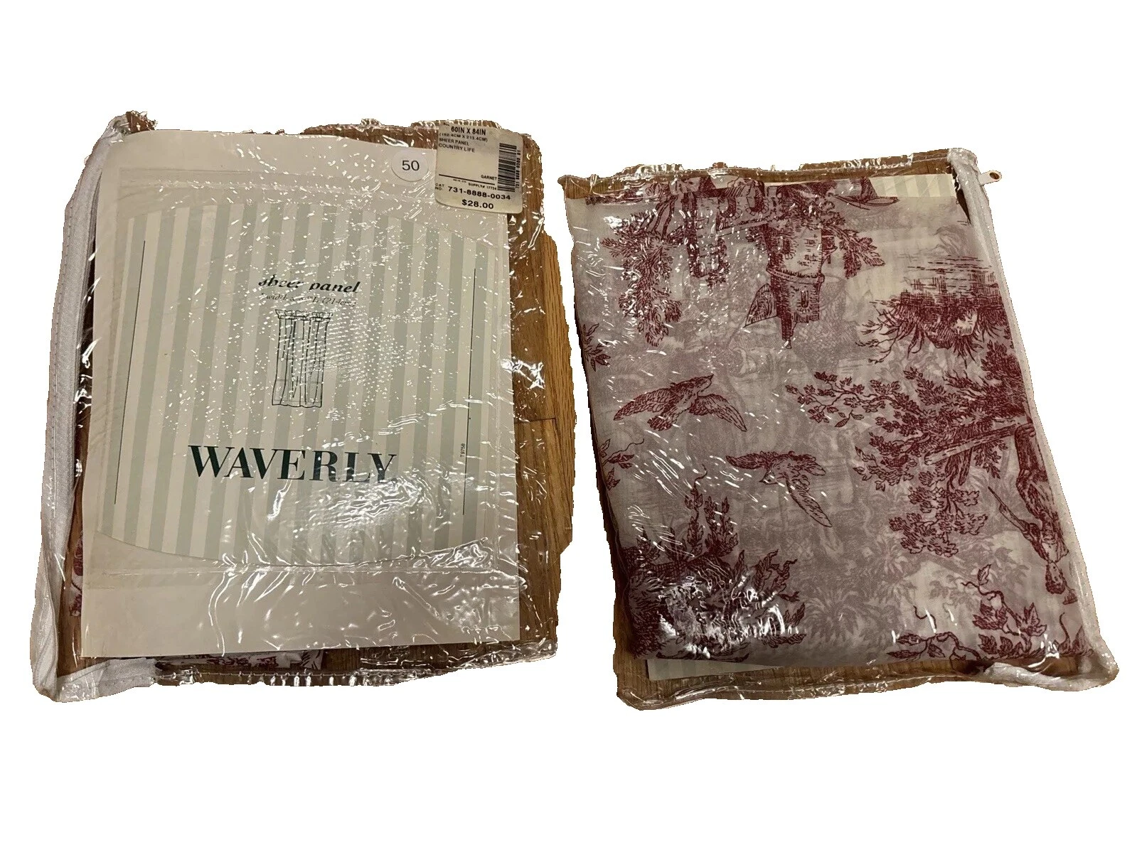 Ventana de Paisley Waverly Poliéster Cortinas