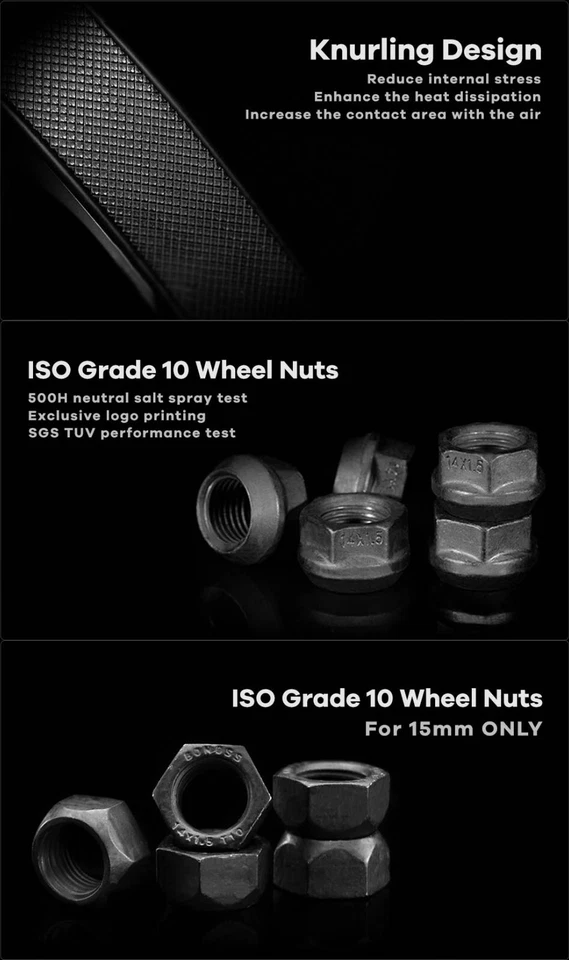 Espaciadores de rueda centrados en el cubo 15 mm + 20 mm 4 piezas Fit Lexus ISF IS250 IS300 IS350 1998-2019 Foto 4 de 4