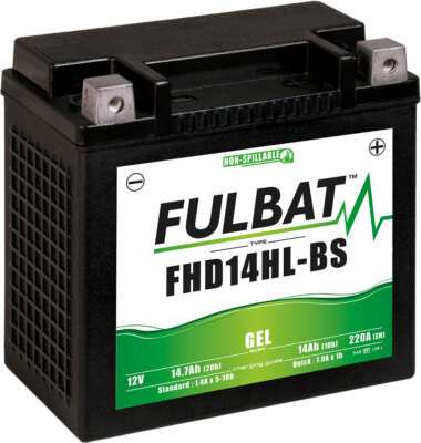 Bateria Moto Gel Fulbat FHD14HL-BS | YHD14HL-BS | Bateria Harley