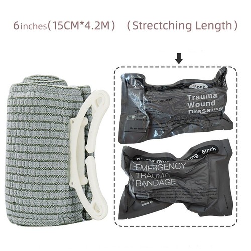 6-inch First Aid Bandage - Israeli Medical Dressing - Trauma Wrap. - Picture 3 of 13