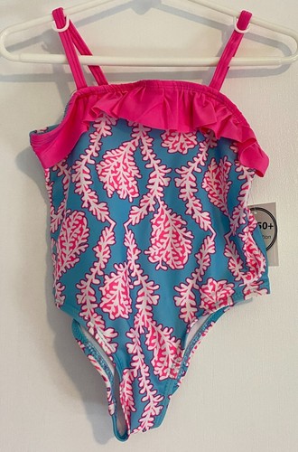 Crown & Ivy Kinder Baby Mädchen Badeanzug mit UPF 50+ - Größe 2T - Turbo Türkis