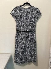 Karin Steven’s Dress Women’s Size 10 Belted Dress Office Casual Professional