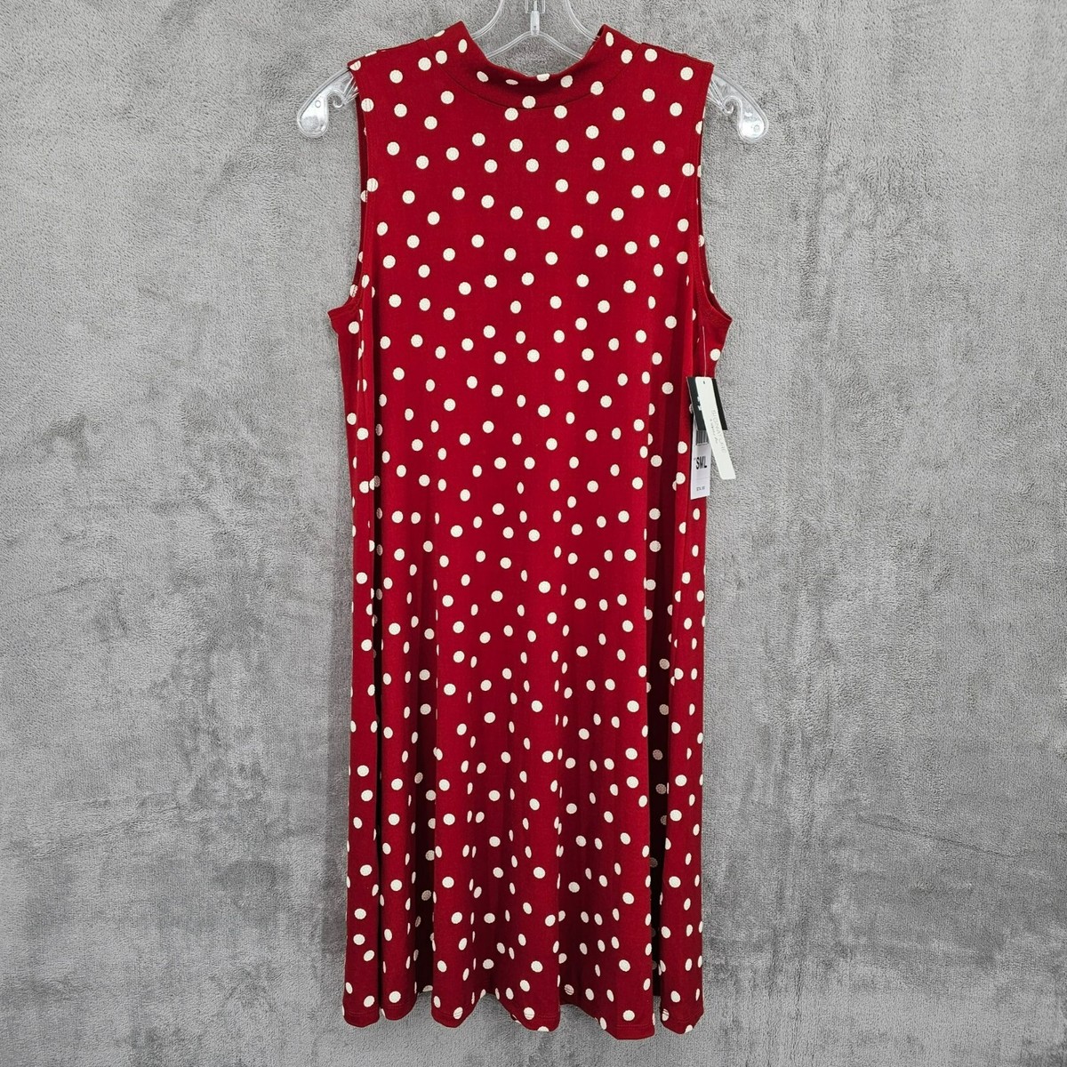 red polka dot swing dress Topvintage Boutique Collection Topvintage exclusive ~ Angie Polkadot Swing Dress in Red