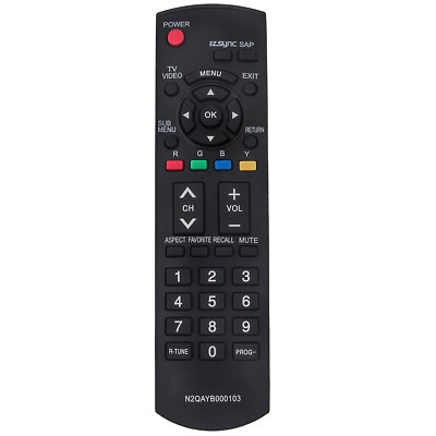Telecomando Universale TCNOUMT N2QAYB000103 Per TV Panasonic PT-56LCX70 TH-50PX75U
