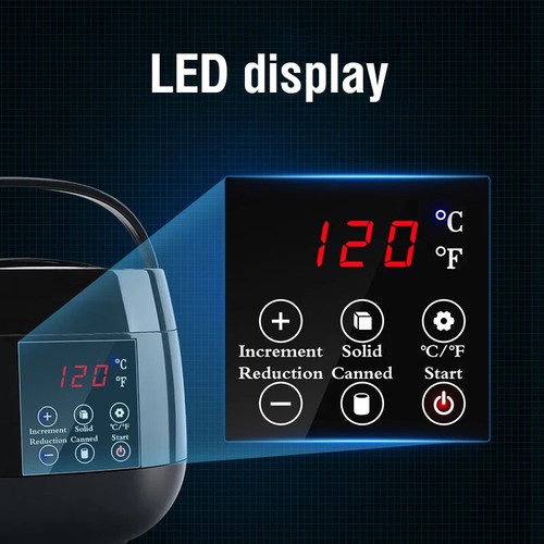 500CC Wax Heater Warmer Hair Removal Wax Machine Wax Pot Smart LCD Display New - Picture 2 of 15