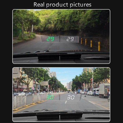 Head Up Display GPS Speedometer Odometer Car Dash Mount MPH Speed Digital S5K0 - Picture 7 of 11