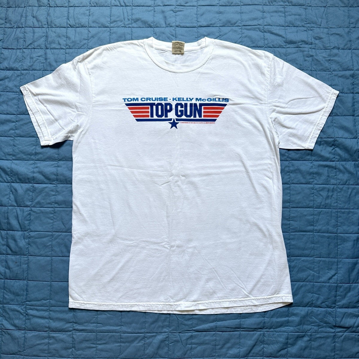Vintage 80s Top Gun Shirt Promo Tee 1986 Men's XL Tom Cruise | eBay