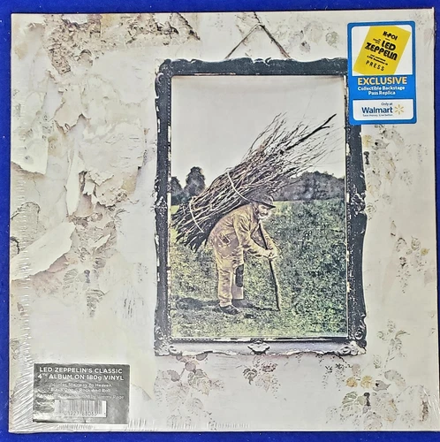 Led Zeppelin IV Limited Vinyl LP w/Replica Backstage Press Pass