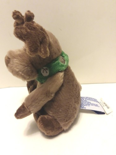 Moose Reindeer 8" Brown Christmas Plush Bath and Body Works Stuffed Animal Toy - Picture 2 of 7