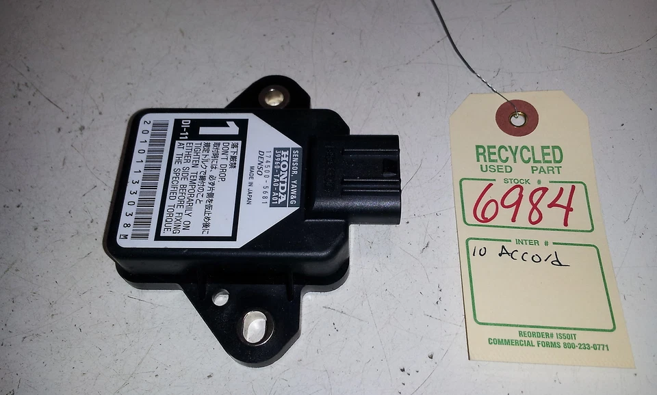 2010 Honda Accord YAW Rate G Sensor OEM 39960-TA0-A01 #6984 - Image 2 of 4