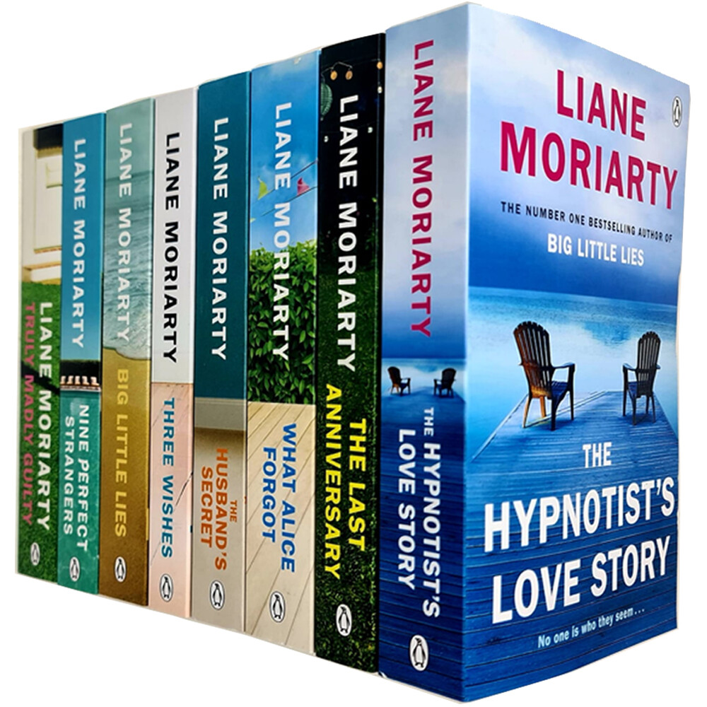 Liane Moriarty 8 Books Collection Set The Hypnotist's Love Story, Three Wishes