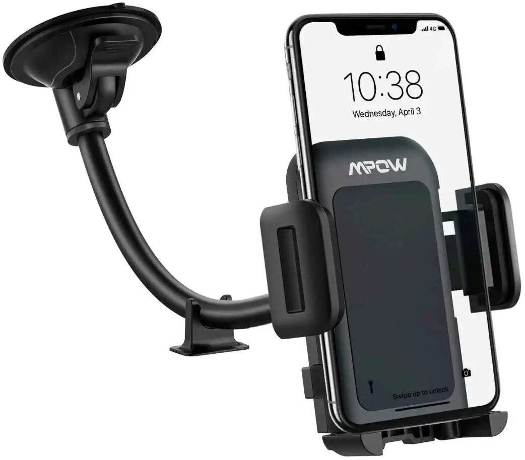 Windscreen mount best sale phone holder