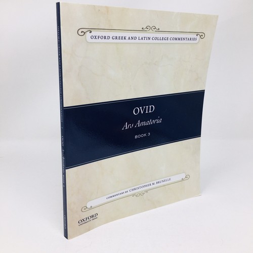 Ovid Ars Amatoria Book 3 Commentary by Christopher Brunelle Greek Latin College - Imagen 7 de 7
