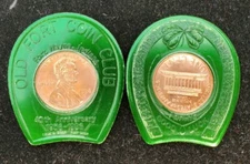 ENCASED COIN 1996 D LINCOLN CENT FORT WAYNE IND OLD FORT COIN CLUB BR134