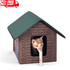 Pet Products Thermo Outdoor Kitty House - Heated  Unheated