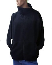NWOT USA Made 2XLT 2X Tall Charcoal Full Zip Polar Arctic Fleece Jacket Sweater