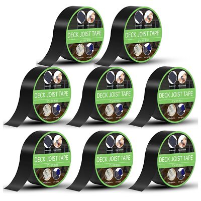 Joist Tape 2'' x 50' - Butyl Joist Flashing Tape for Wood Decks & Roof - Weath...