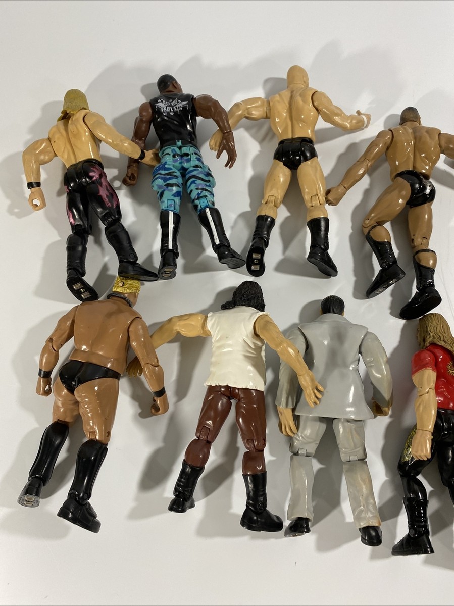 Lot Of 10 WWE WWF Wrestling Figures | eBay