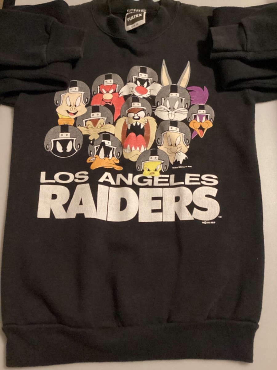 Vintage 1993 Los Angeles Raiders Taz Warner Bros Crewneck Vintage 1993 Los Angeles Raiders Taz Warner Bros Crewneck