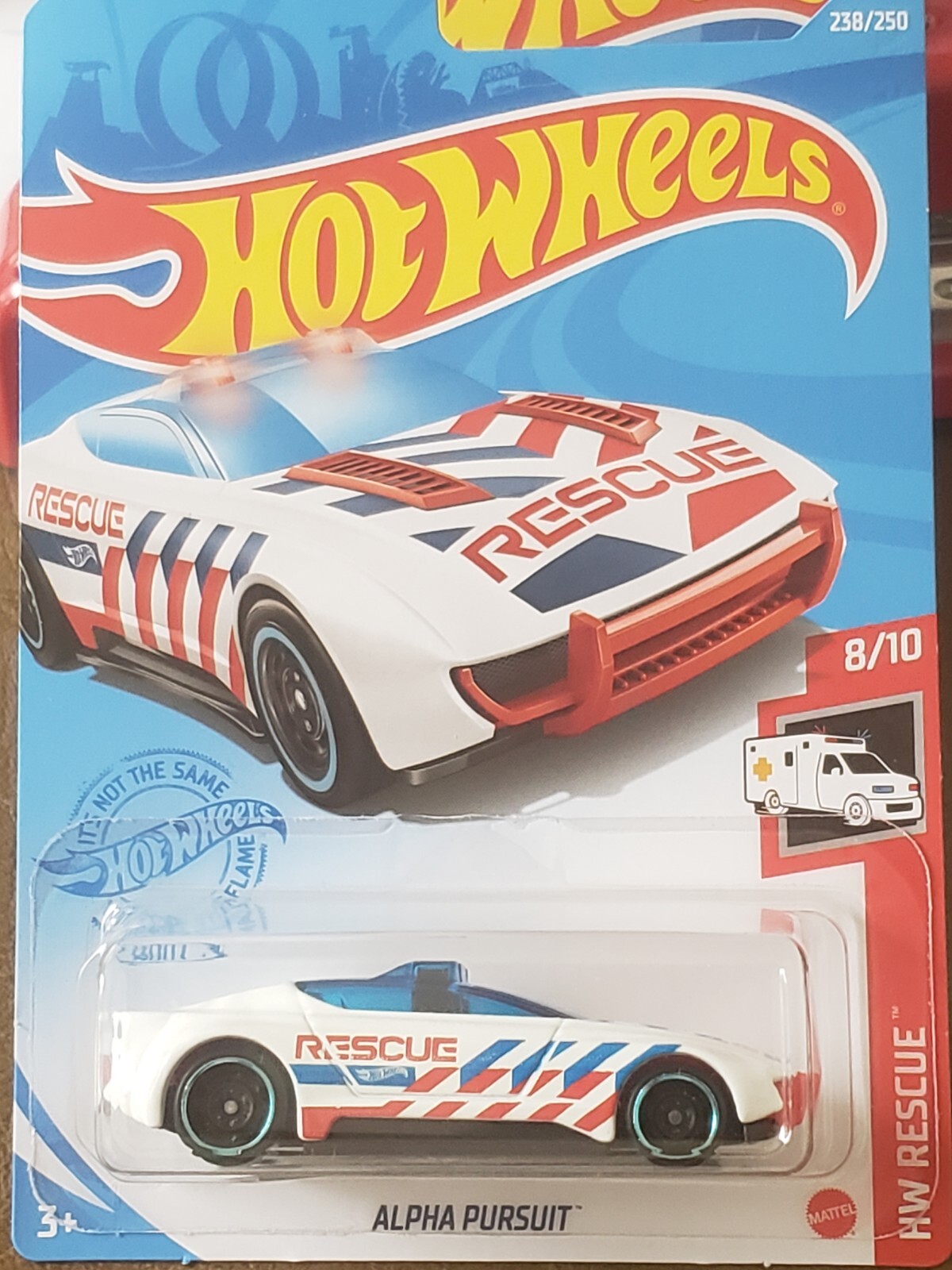 Hot Wheels 2021 Alpha Pursuit #238 White 
