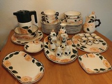 Villeroy Boch Wildrose Teller, Schüsseln, Platten, Kannen uvm.