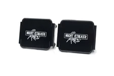 3" Cube Light Covers. Snap On, fit many brands - Dark Smoke Tint