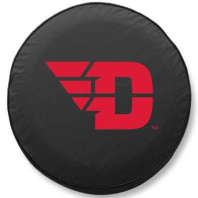 Dayton Tire Cover w/ Flyers Logo - Black Vinyl
