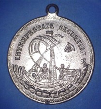 INTEMPESTATE SECURITAS / SAFETY-IN-STORM: OLD SEAFARING MEDALLION - *17043685 🌈