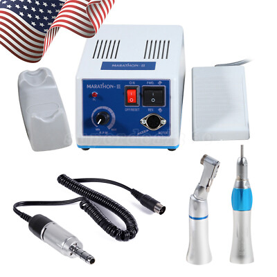 Dental Marathon Micromotor Polishing 35K RPM/Contra Angle Straight Handpiece OR