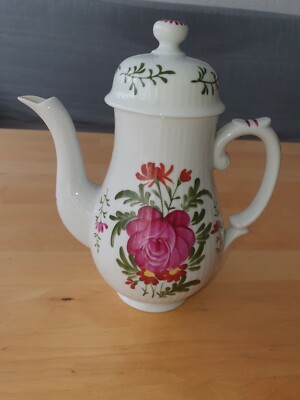 Dekor Ostfriesenrose Ostfriesische Rose Kaffeekanne Kanne Rosendekor 
