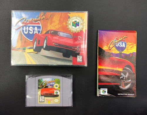 Cruis'n USA (Nintendo 64, N64) in Box w/ Manual + Protector