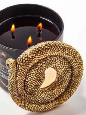 Bath & Body Works Midnight Spell Snake Lid 3-wick Candle Essential