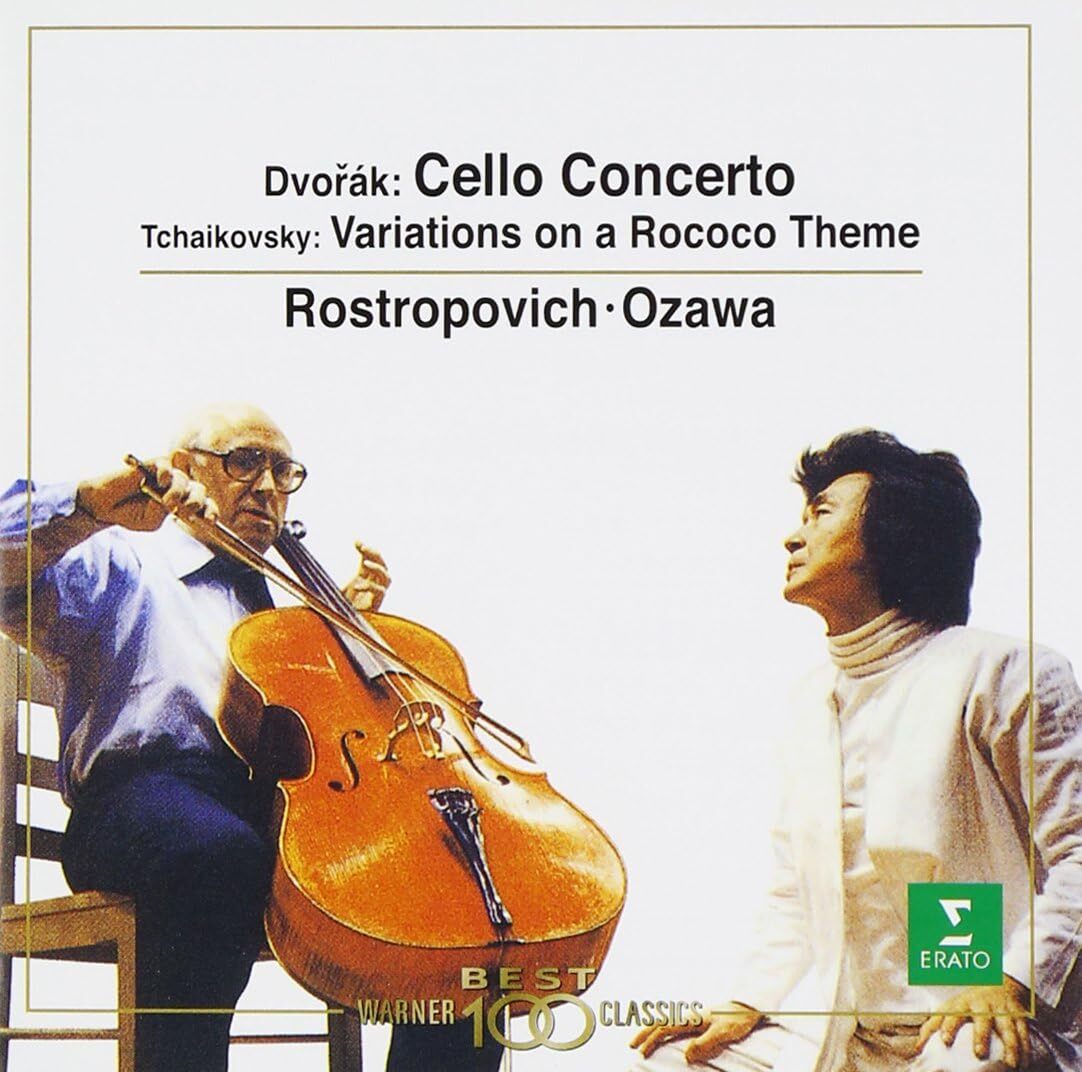 Rostropovich/Ozawa BSO Cello NEW CD Dvorak Con./Tchaikovsky Rococo