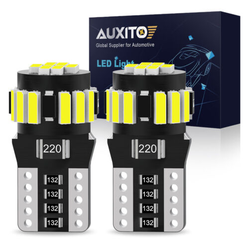 AUXITO T10 18-LED White Car Interior Light Parker Bulb Wedge Globe 6500K 12V New - Photo 1/12