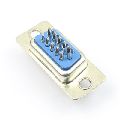 10x VGA Female Jack Socket DB15 15-Pin D-SUB 3 Row Solder Type