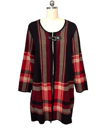 Fashion Nova Red Black Plaid Power Hour Cardigan Sweater Mini Dress Size Large | eBay Fashion Nova Red Black Plaid Power Hour Cardigan Sweater Mini Dress Size Large | eBay