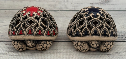Ceramic Figurine Turtle 1.57" Collectable Ceramic Sculpture Art Work Handmade - Picture 4 of 24