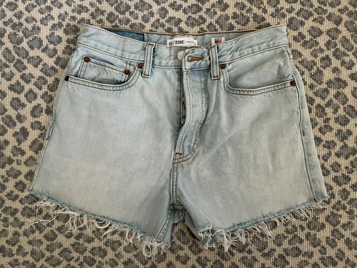 Redone Originals Jean Denim Shorts 