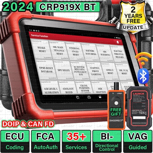 2025 LAUNCH X431 CRP919X BT PRO Bidirectional Car Diagnostic Scanner Key Coding