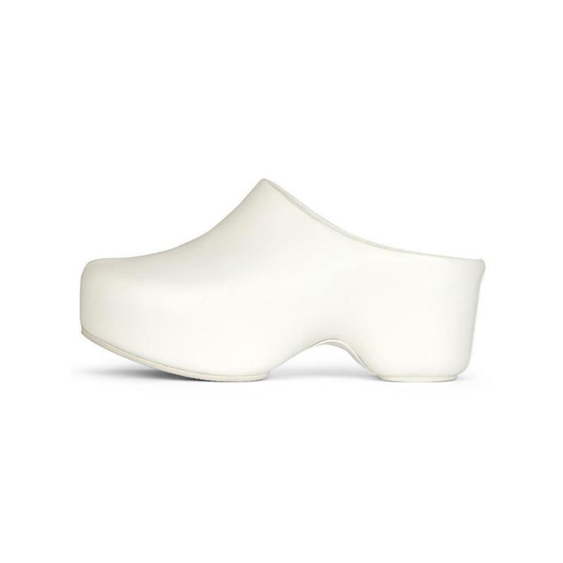 PANTOFOLA D’ORO Sandali ciabatte donna estivi punta tonda tacco alto zeppa plateau pull on casual