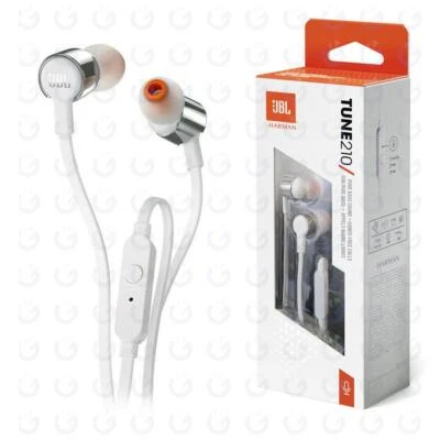 JBL Tune T210 Intra-Auricolare Avec Commande Micro Universale Jack 3,5MM Gris - Photo 1/3