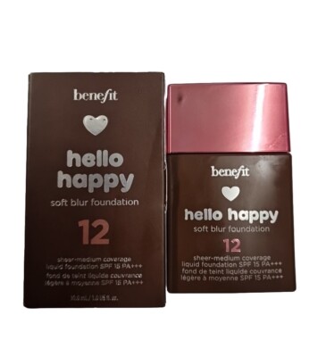 Benefit Hello Happy Soft Blur Foundation Shade 12 30 ml LSF15