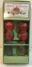 Cheese Dip Spreaders Williams Sonoma Apple Harvest Apple Stainless Set of 2