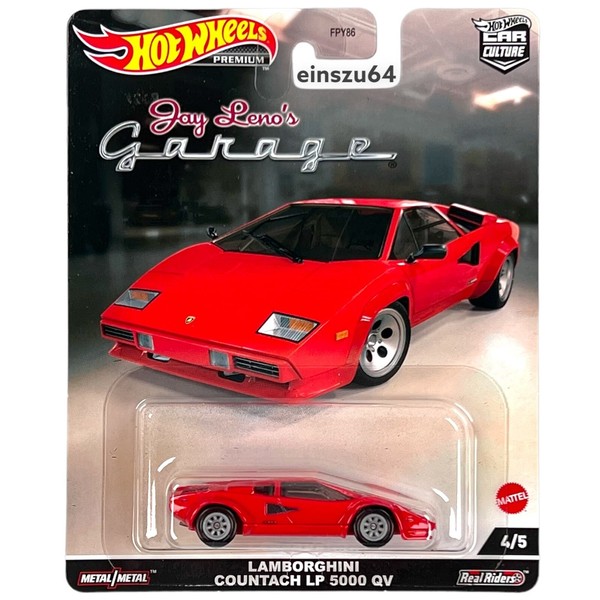 Hot Wheels 2022 - Jay Leno´S Garage - Lamborghini Countach Lp 5000 Qv - HCK09-image