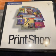 Broderbund The Print Shop Deluxe Version 6 1998, Windows 95/98 8 CD Set VTG