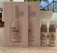 2x Drybar Cure Liqueur Restorative Pre-shampoo Treatment Oil MINI .34oz/10ml