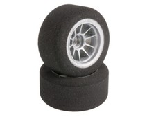 Contact 1:10 Roue complète avant # 42 shore F1 RC pneus caoutchouc mousse for...