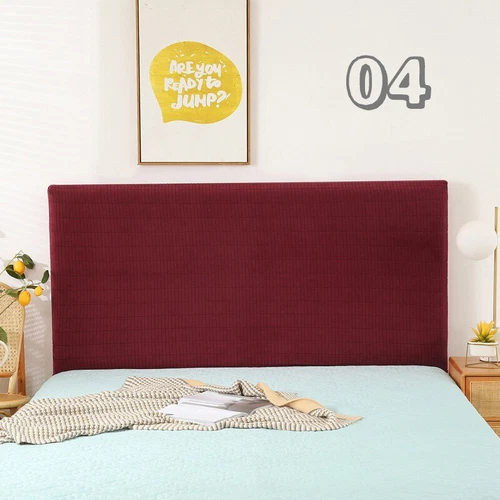 Stretch Bed Headboard Jacquard Slipcover Dustproof Bed Head Cover Bedroom Decor~ - Picture 17 of 37
