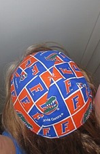 University of Florida Gators handmade 4 panel kippah lined yarmulke NCCA team